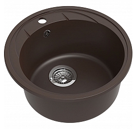 Мойка кухонная Ewigstein Elegant R45 48 см шоколад
