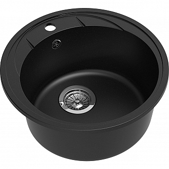 Мойка кухонная Ewigstein Elegant R45 48 см черный
