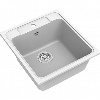 Мойка кухонная Ewigstein Elegant 50 48 см иней