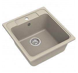 Мойка кухонная Ewigstein Elegant 50 48 см темно-бежевый