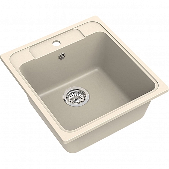 Мойка кухонная Ewigstein Elegant 50 48 см крем