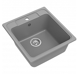 Мойка кухонная Ewigstein Elegant 50 48 см серый металлик