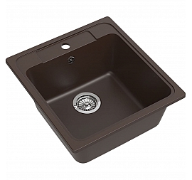 Мойка кухонная Ewigstein Elegant 50 48 см шоколад