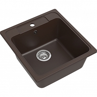 Мойка кухонная Ewigstein Elegant 50 48 см шоколад