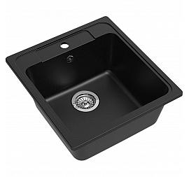 Мойка кухонная Ewigstein Elegant 50 48 см черный