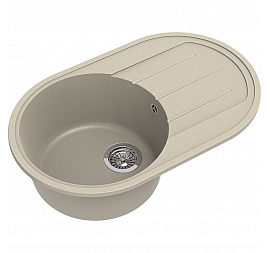 Мойка кухонная Ewigstein Elegant R50F 75 см темно-бежевый
