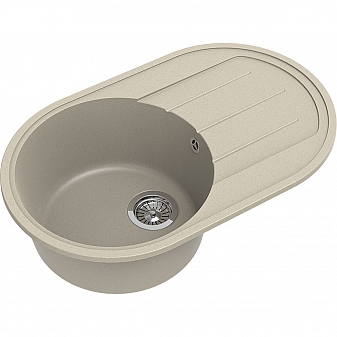 Мойка кухонная Ewigstein Elegant R50F 75 см темно-бежевый