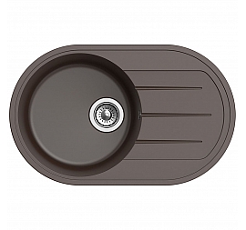 Мойка кухонная Ewigstein Elegant R50F 75 см шоколад