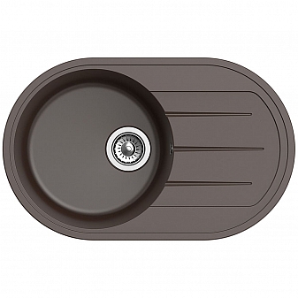 Мойка кухонная Ewigstein Elegant R50F 75 см шоколад