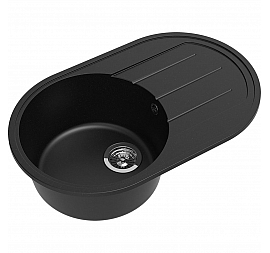 Мойка кухонная Ewigstein Elegant R50F 75 см черный