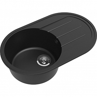 Мойка кухонная Ewigstein Elegant R50F 75 см антрацит