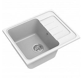 Мойка кухонная Ewigstein Elegant 45F 58 см иней