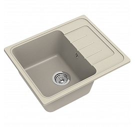 Мойка кухонная Ewigstein Elegant 45F 58 см бежевый
