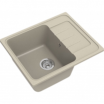 Мойка кухонная Ewigstein Elegant 45F 58 см темно-бежевый