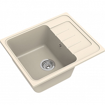 Мойка кухонная Ewigstein Elegant 45F 58 см крем