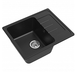 Мойка кухонная Ewigstein Elegant 45F 58 см антрацит