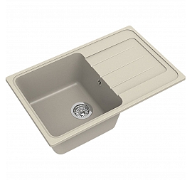 Мойка кухонная Ewigstein Elegant 50F 76 см бежевый