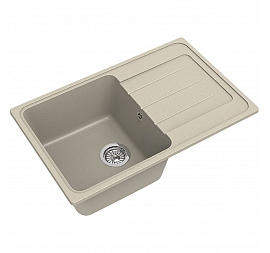 Мойка кухонная Ewigstein Elegant 50F 76 см темно-бежевый