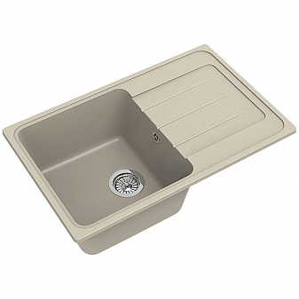 Мойка кухонная Ewigstein Elegant 50F 76 см темно-бежевый