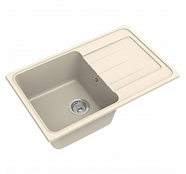 Мойка кухонная Ewigstein Elegant 50F 76 см крем