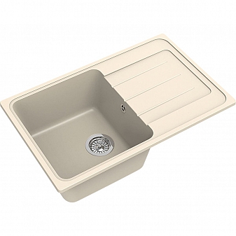 Мойка кухонная Ewigstein Elegant 50F 76 см крем