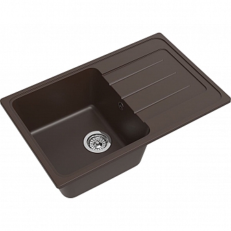 Мойка кухонная Ewigstein Elegant 50F 76 см шоколад