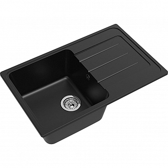 Мойка кухонная Ewigstein Elegant 50F 76 см черный