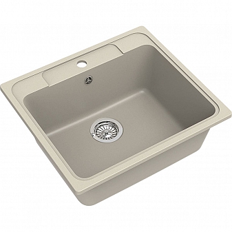 Мойка кухонная Ewigstein Elegant 60 57 см бежевый