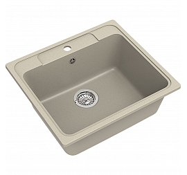 Мойка кухонная Ewigstein Elegant 60 57 см темно-бежевый