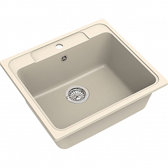 Мойка кухонная Ewigstein Elegant 60 57 см крем