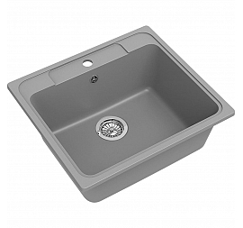 Мойка кухонная Ewigstein Elegant 60 57 см серый металлик