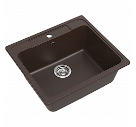 Мойка кухонная Ewigstein Elegant 60 57 см шоколад