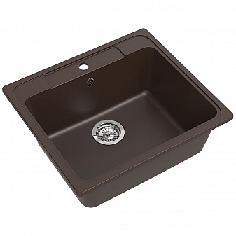 Мойка кухонная Ewigstein Elegant 60 57 см шоколад