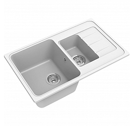 Мойка кухонная Ewigstein Elegant 60KF 78 см иней