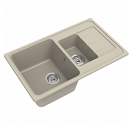 Мойка кухонная Ewigstein Elegant 60KF 78 см темно-бежевый