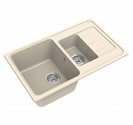 Мойка кухонная Ewigstein Elegant 60KF 78 см крем
