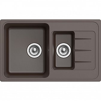 Мойка кухонная Ewigstein Elegant 60KF 78 см шоколад