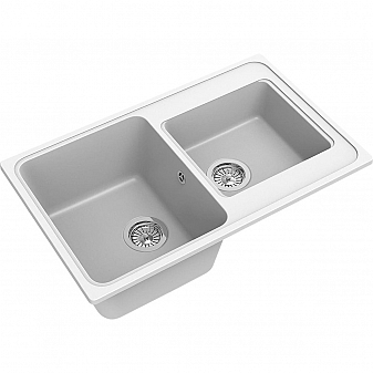 Мойка кухонная Ewigstein Elegant 80D 78 см иней