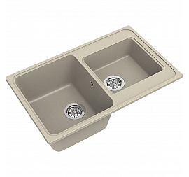 Мойка кухонная Ewigstein Elegant 80D 78 см темно-бежевый