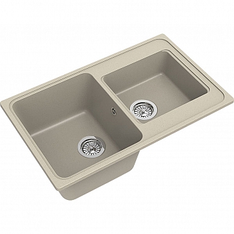 Мойка кухонная Ewigstein Elegant 80D 78 см темно-бежевый