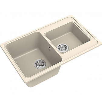 Мойка кухонная Ewigstein Elegant 80D 78 см крем