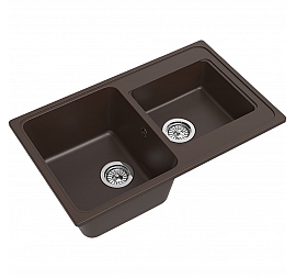 Мойка кухонная Ewigstein Elegant 80D 78 см шоколад