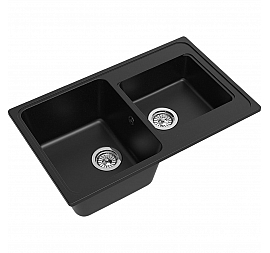 Мойка кухонная Ewigstein Elegant 80D 78 см черный