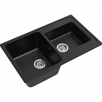 Мойка кухонная Ewigstein Elegant 80D 78 см черный