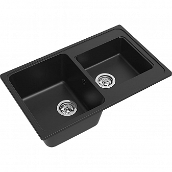 Мойка кухонная Ewigstein Elegant 80D 78 см антрацит