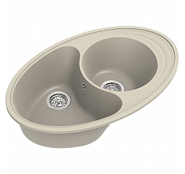 Мойка кухонная Ewigstein Elegant W90KF 82 см бежевый