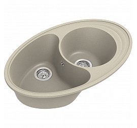 Мойка кухонная Ewigstein Elegant W90KF 82 см темно-бежевый