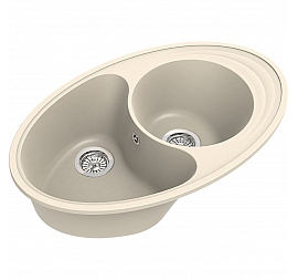 Мойка кухонная Ewigstein Elegant W90KF 82 см крем