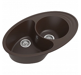 Мойка кухонная Ewigstein Elegant W90KF 82 см шоколад
