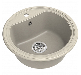 Мойка кухонная Ewigstein Antik R50 52 см бежевый